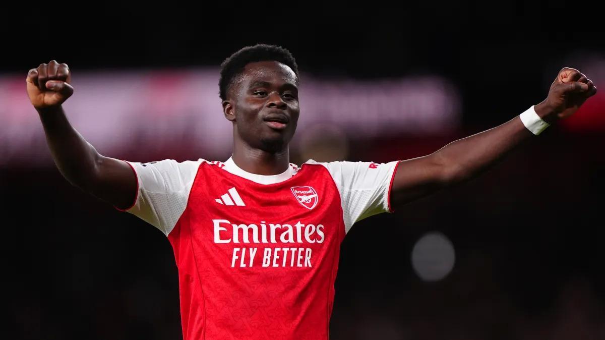 开云APP-如果出战凯拉特，萨卡将成为阿森纳队史欧战50场第二年轻球员